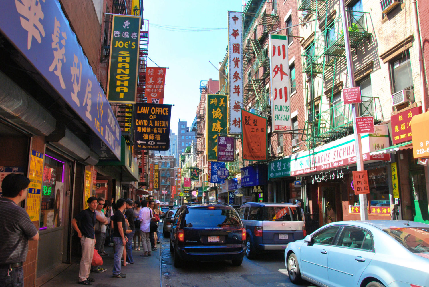 Joe's Shanghai and other restaurants on Pell Street