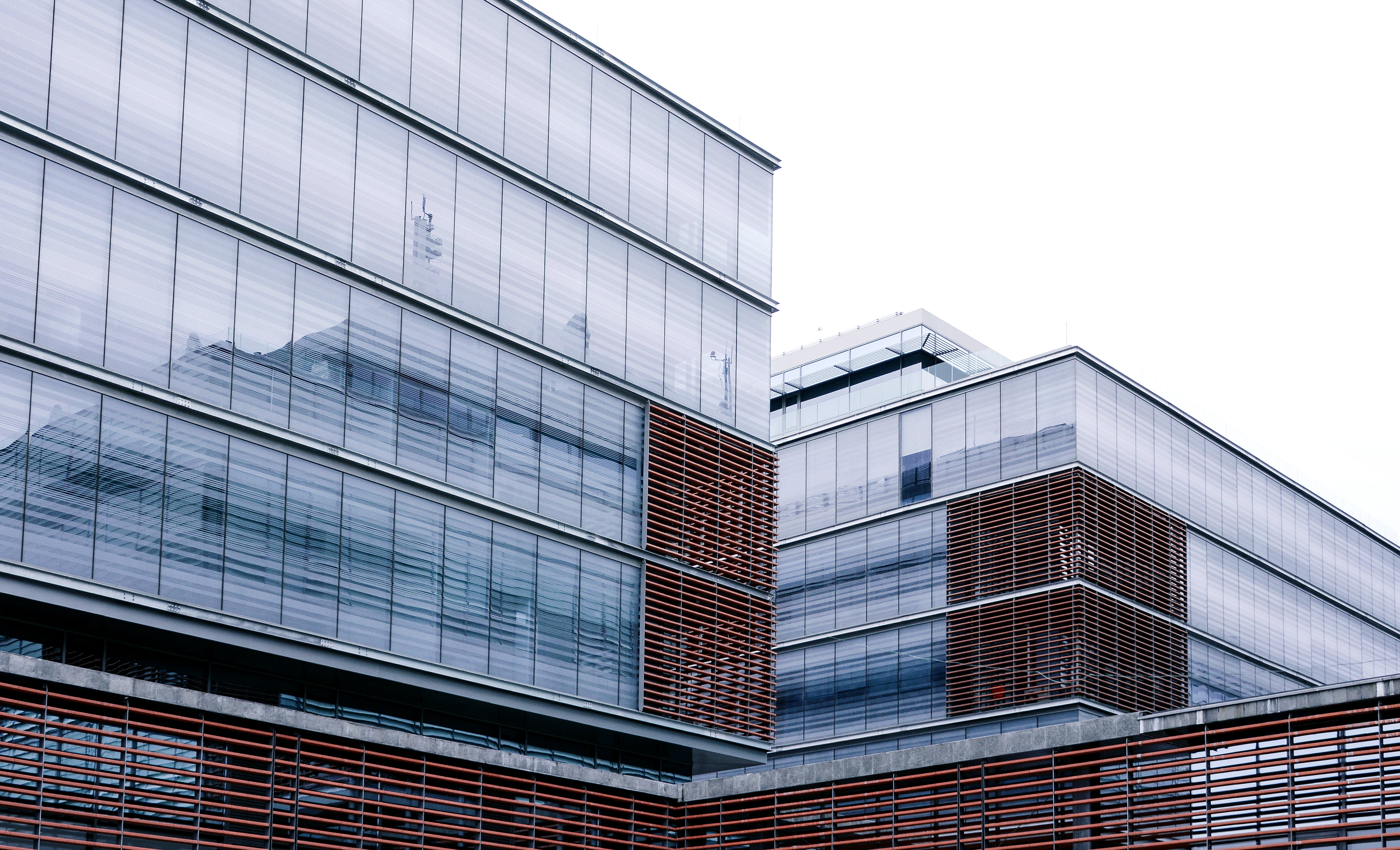 Commercial building with work space