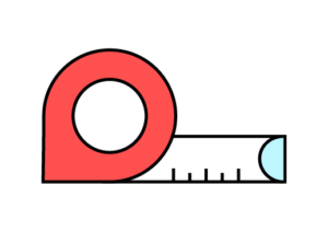 Illustration of tape measure