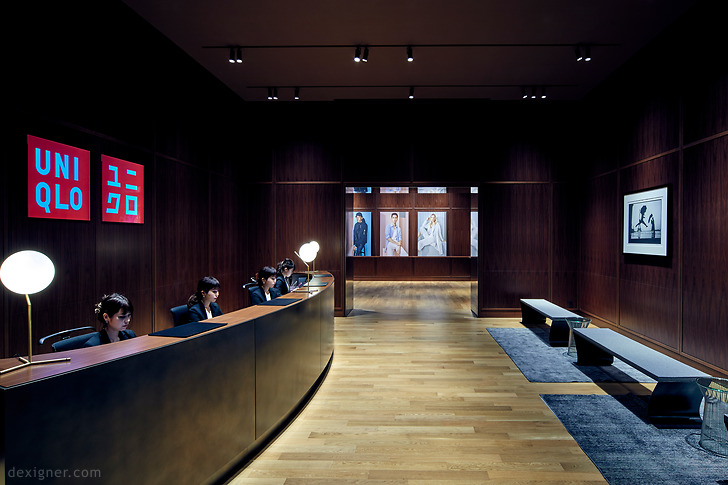 photo; Uniqlo City reception area