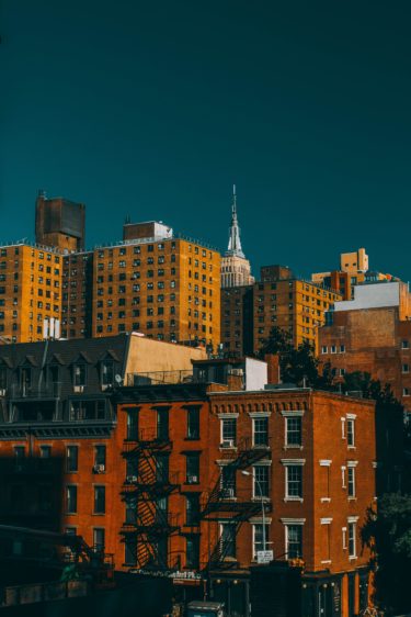 View of tops of Buildings in Brooklyn