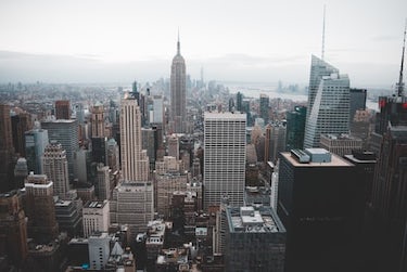 Columbus Circle Neighborhood aerial photo