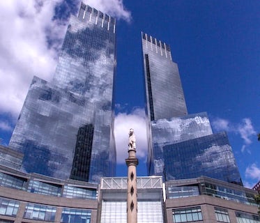 Columbus Circle Neighborhood fountain photo