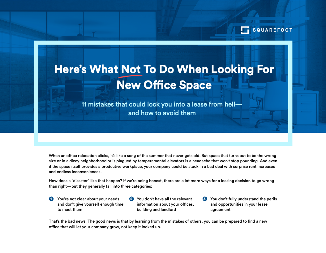 Looking for new office space