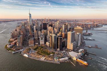 World Trade Center Neighborhood Air Photo