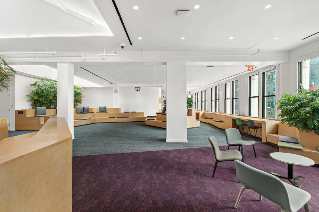 Entryway of Materialize office after renovations